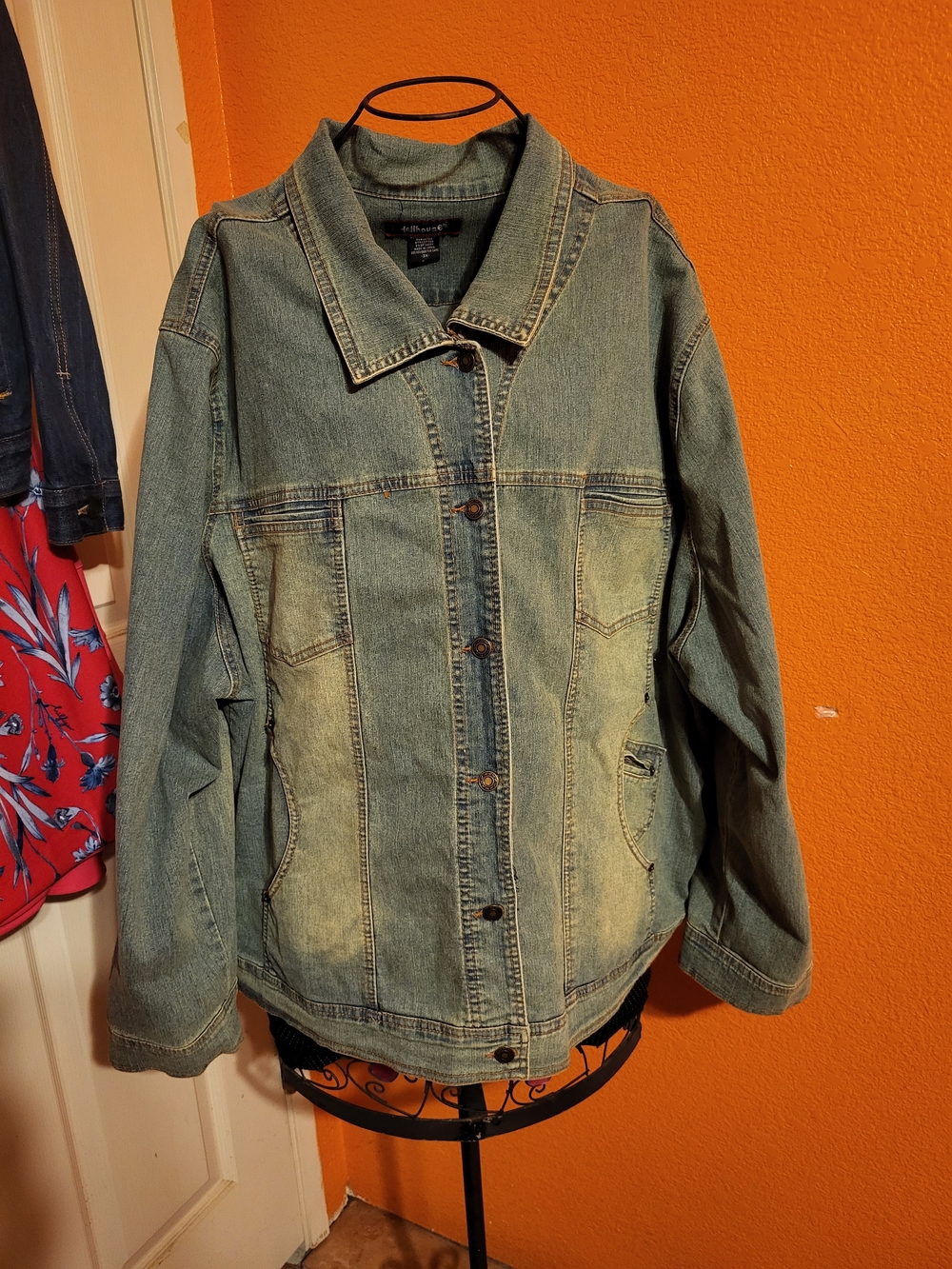 Classic Washed Denim Jacket - Light Blue